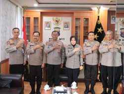 Polda NTT Sambut Tim Anev Kermalugri Lemdiklat Polri