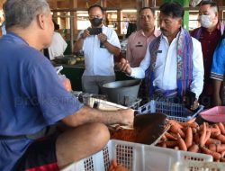 Jelang Natal Penjabat Wali Kota Kupang Rutin Sidak Pasar