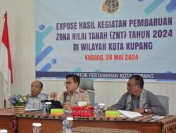 Pemkot Kupang Dukung Pembaruan ZNT Tahun 2024 di Wilayah Kota Kupang