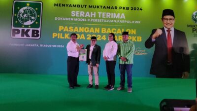 George Hadjoh Walde Taek Resmi Terima SK PKB Untuk Pilkada Kota Kupang