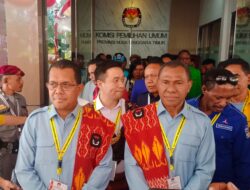 Melki Laka Lena dan Johni Asadoma Daftar Ke KPU Provinsi NTT  Bersama Ketua – Ketua  Partai Koalisi