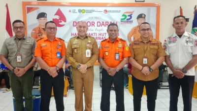 HUT Ke-53 Basarnas Mengelar Kegiatan Aksi Amal Donor Darah Sebagai Kemanusiaan